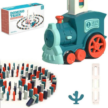 Colorful Domino Run Train Set with Automatic Play