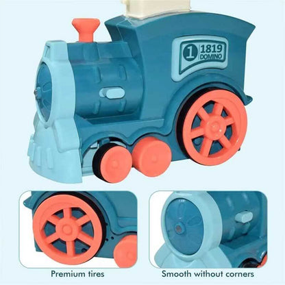Colorful Domino Run Train Set with Automatic Play