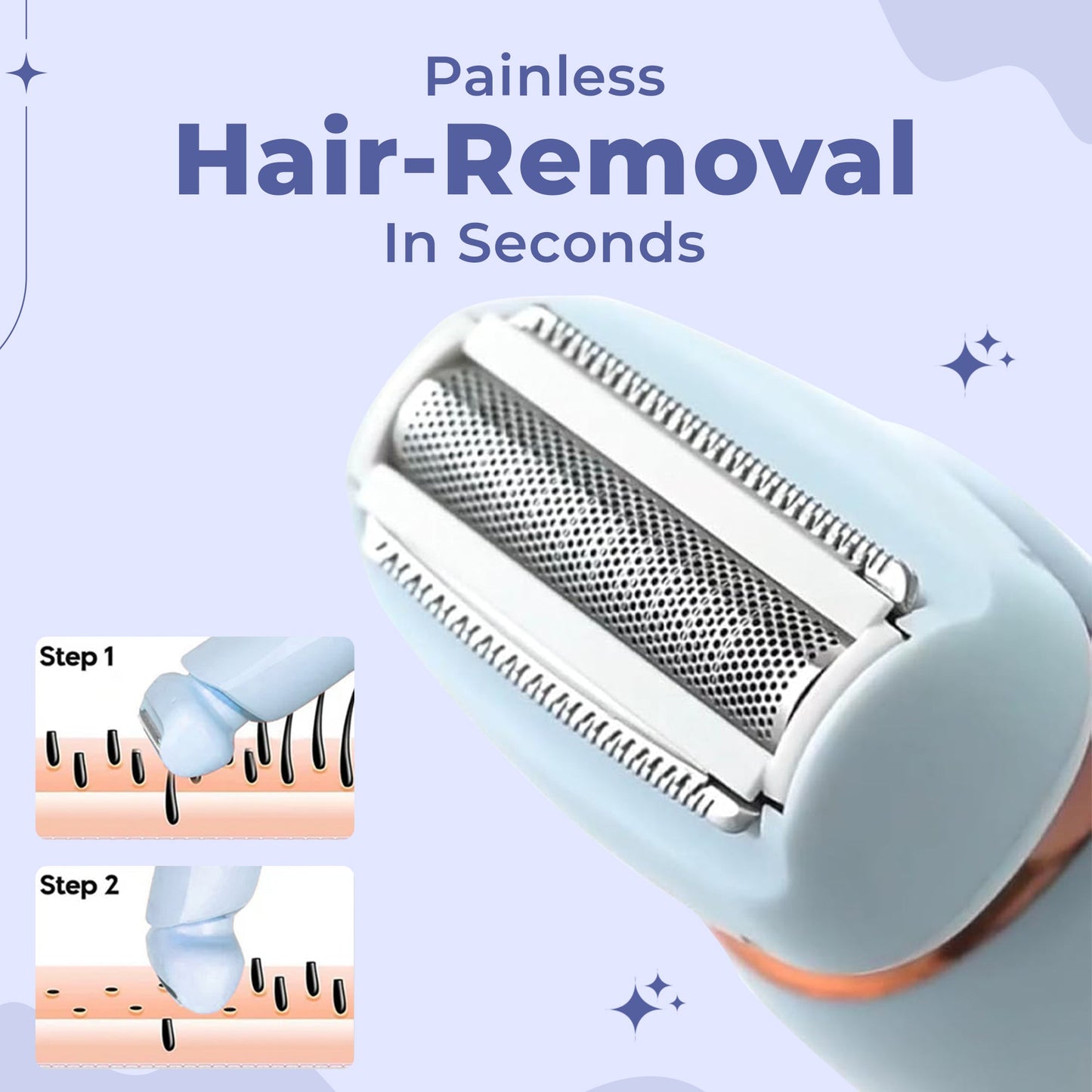 Cordless Rechargeable Shaver for Wet Dry Shaving