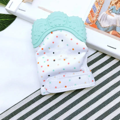 Soft Baby Teething Mitten Gloves