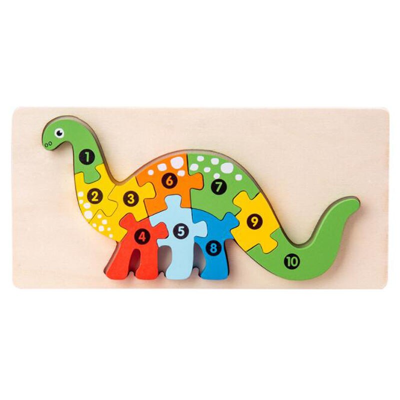 Colorful Wooden Puzzle Blocks Set