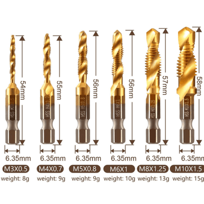 Precision 6-Piece Tap Set