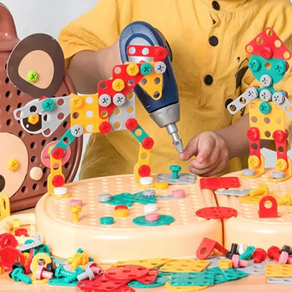 Colorful Kids Wooden Toy Storage Box
