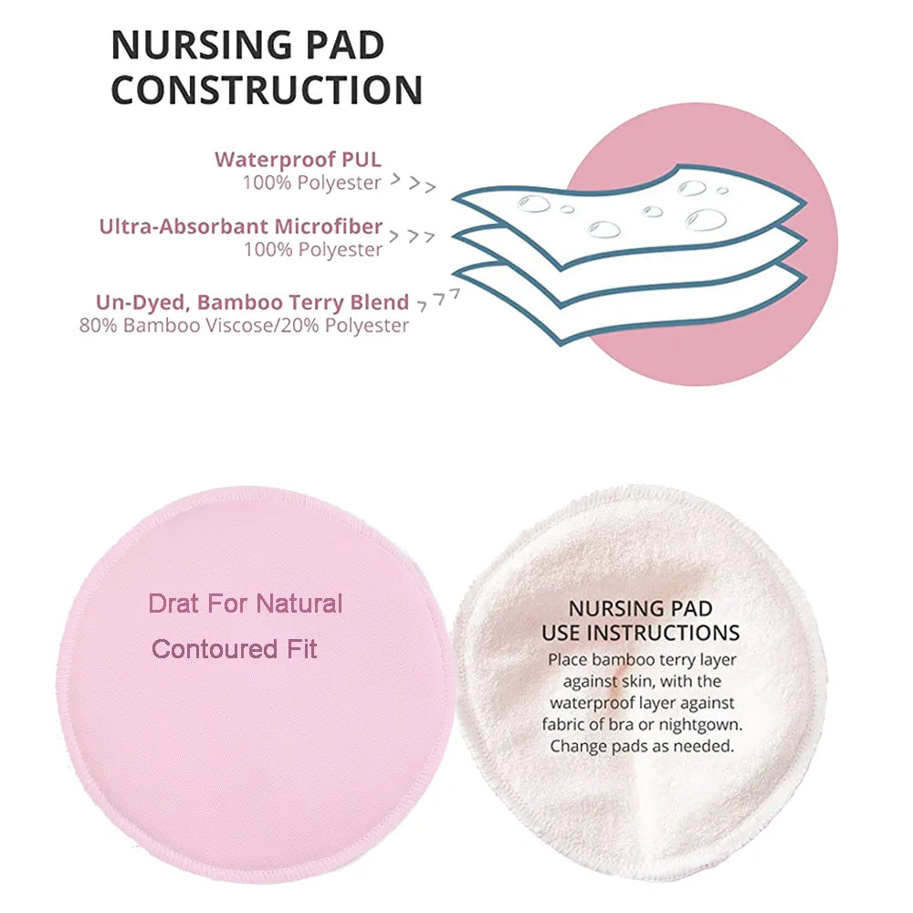 Ultra Soft Bamboo Nursing Pads