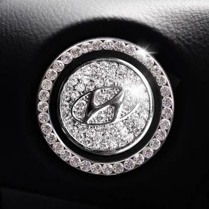 Luxury Crystal Car Starter Button Cover Ring