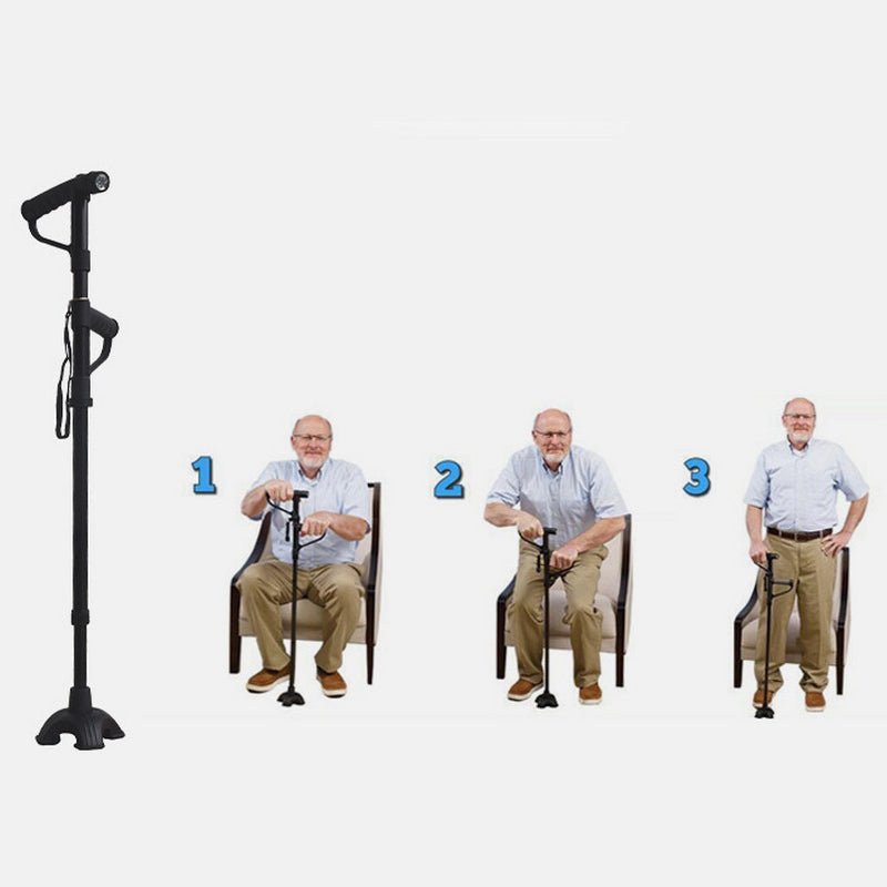 Sturdy Folding Cane with LED Light