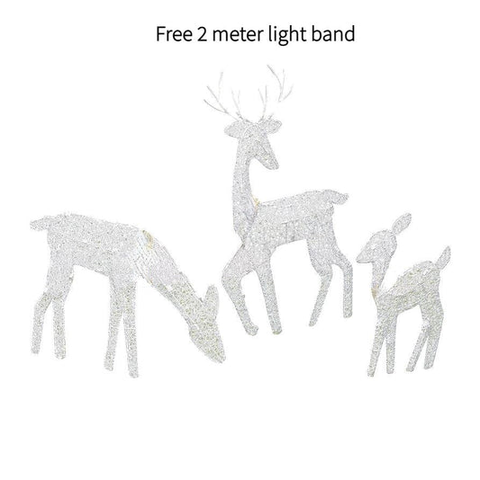 Bright LED Reindeer Yard Decor - Befez