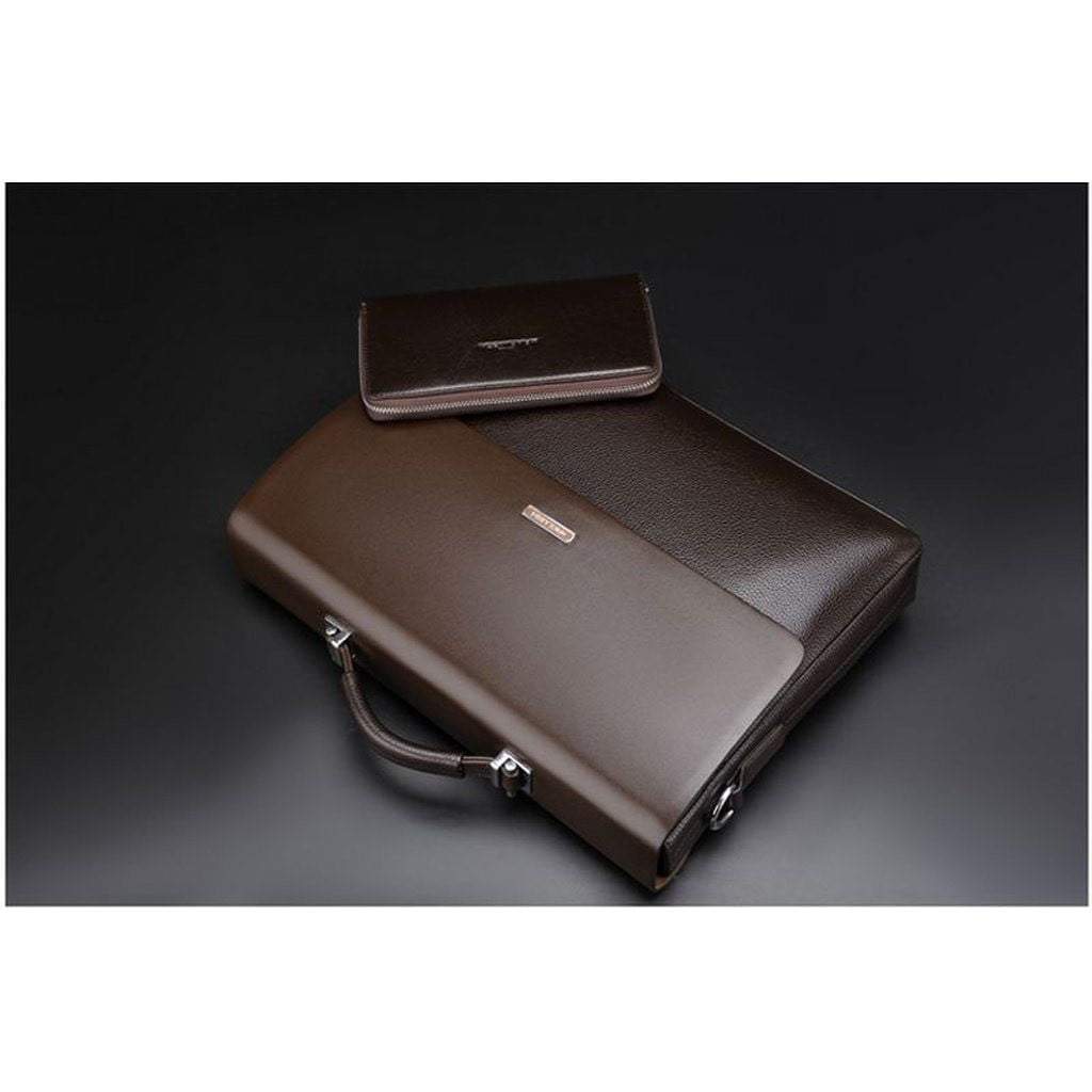 Professional Executive Mens Leather Laptop Bag