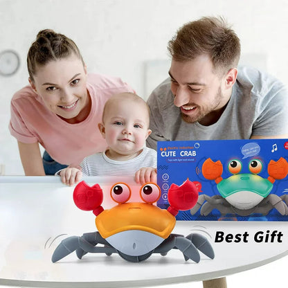 Interactive Musical Crawling Crab Toy