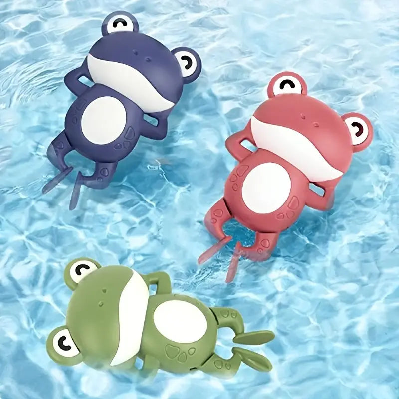 Colorful Bath Time Frog Toy for Kids