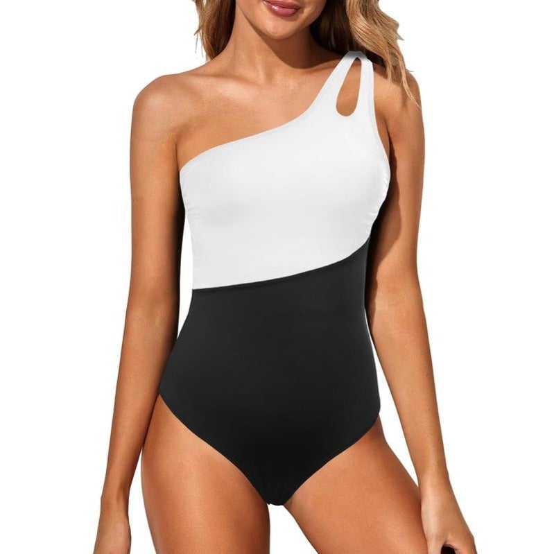 Slimming Halter Neck Women's Swimsuit