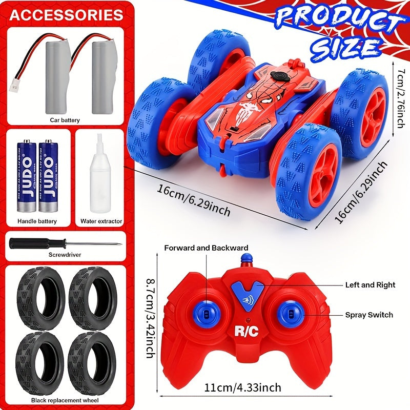 Turbo Stunt Car with Lights and Water Effects