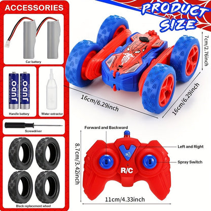 Turbo Stunt Car with Lights and Water Effects