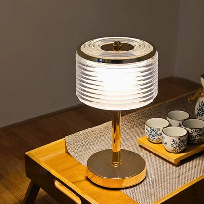 Contemporary Circular LED Desk Lamp