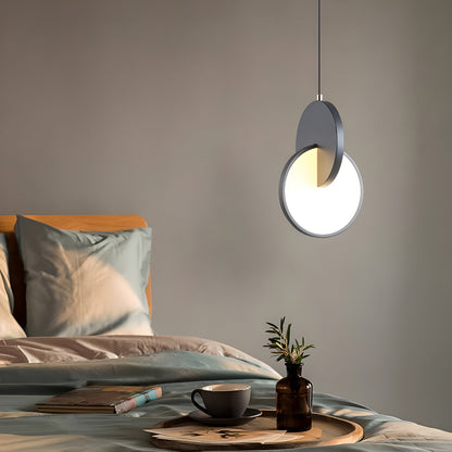 Stylish Round LED Hanging Light with Soft Warm Glow