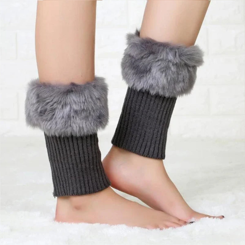 Cozy FurryLegs - Soft, Warm and Stylish Winter Leg Warmers