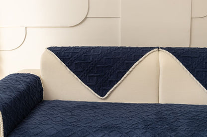 Fitted One-Piece Couch Cover