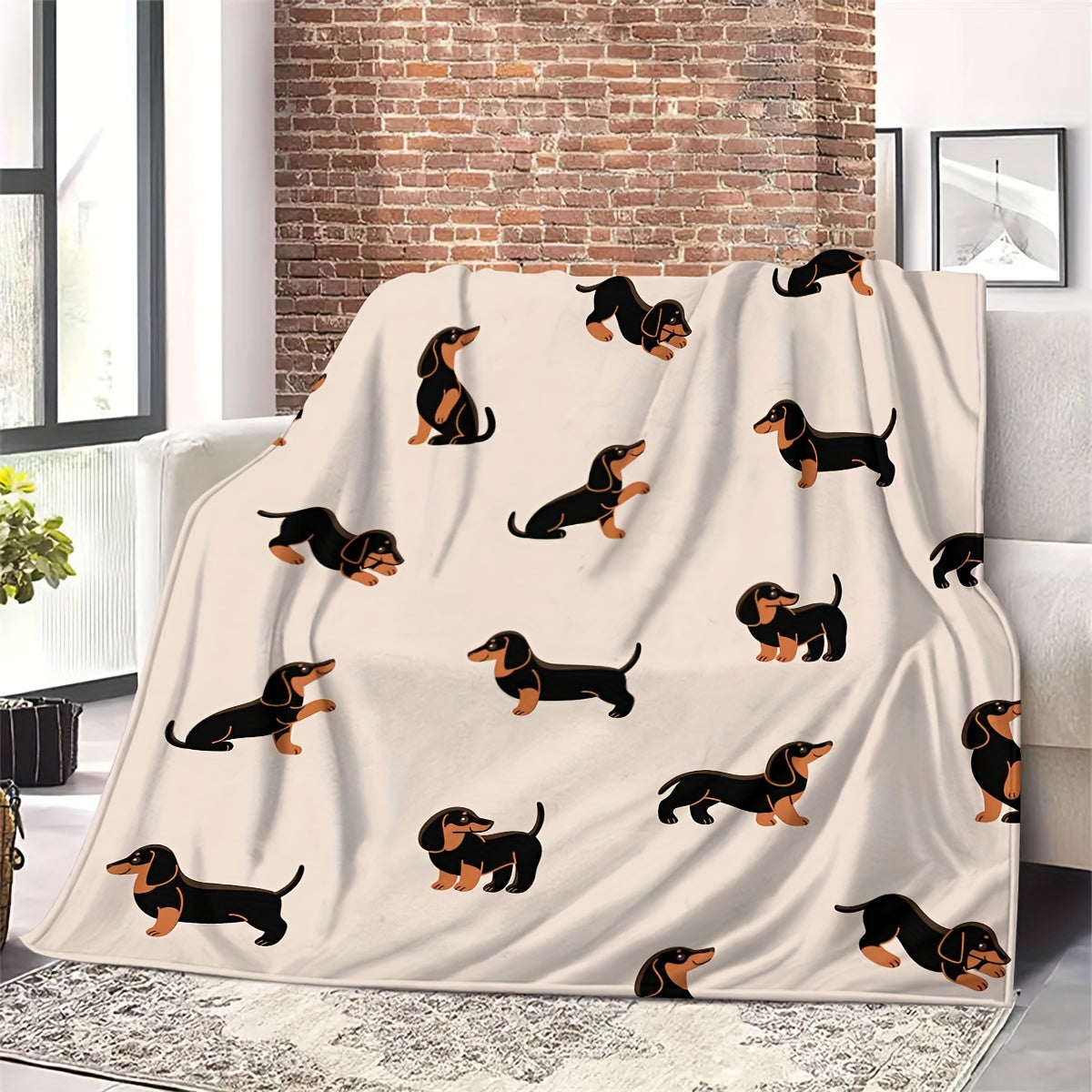 Plush Dog Flannel Pet Blanket
