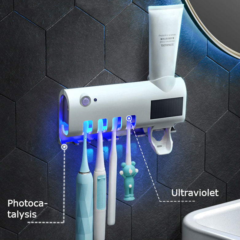 Automatic UV Toothbrush Sanitizer with Solar Power - Befez