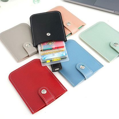 Compact Travel Passport Card Holder