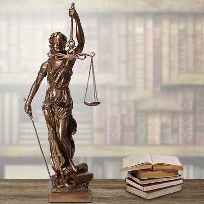 Beautiful Lady Justice Figurine Statue