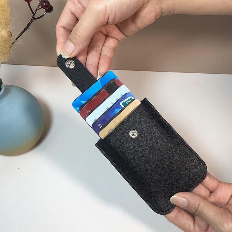 Compact Travel Passport Card Holder
