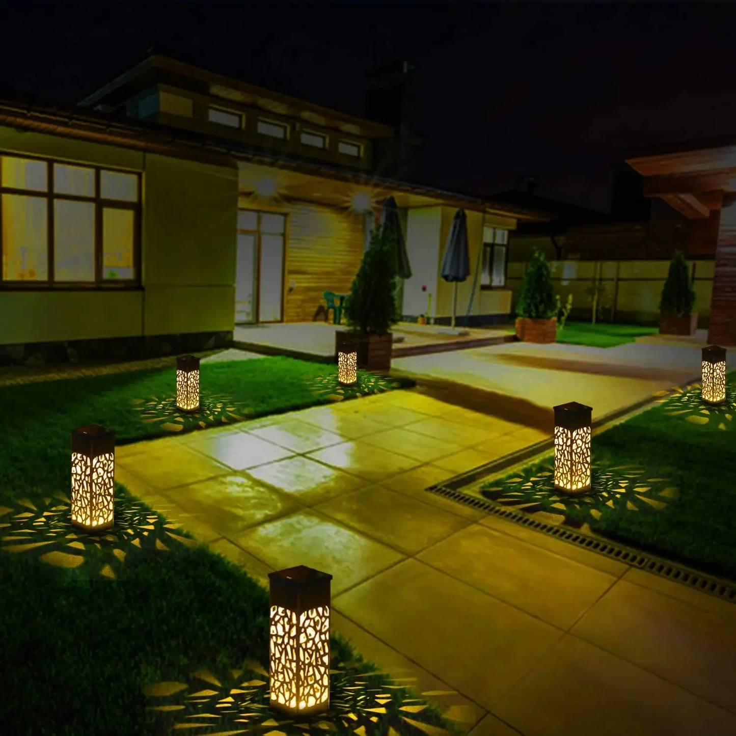 Bright Outdoor Solar Powered LED Path Lights