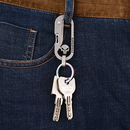 Compact Folding Pocket Knife Keychain Tool
