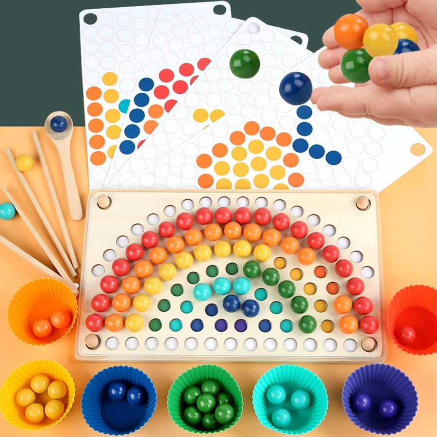 Colorful Kids Educational Bead Toy Set