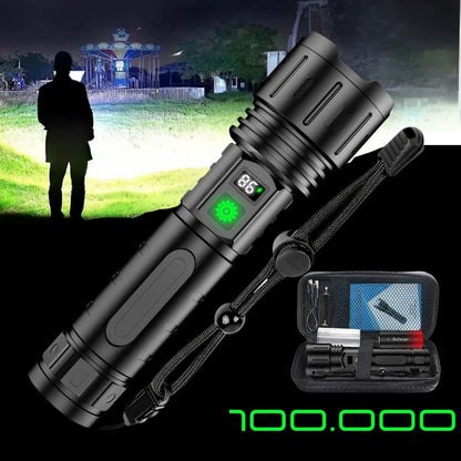 Bright Heavy Duty Rechargeable LED Flashlight