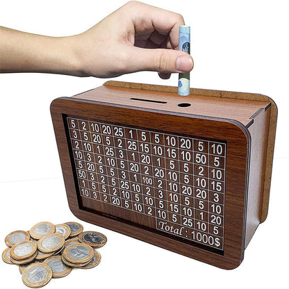 Traditional Coin Saving Box with Counter