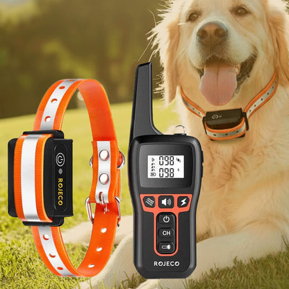 Waterproof Rechargeable Dog Training Collar with Remote