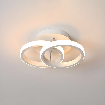 Modern Black LED Ceiling Fixture
