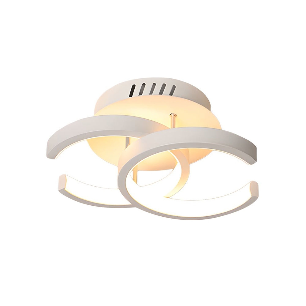 Modern Black LED Ceiling Fixture