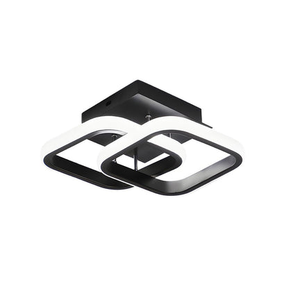 Modern Black LED Ceiling Fixture