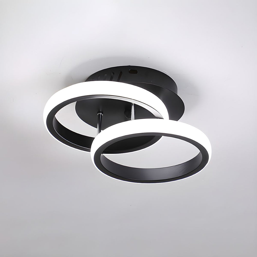 Modern Black LED Ceiling Fixture