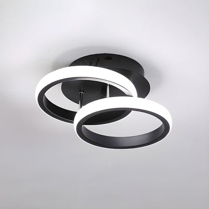 Modern Black LED Ceiling Fixture