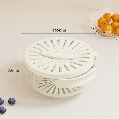 Collapsible Easy-Pour Laundry Basket with Swivel Top
