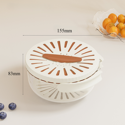 Collapsible Easy-Pour Laundry Basket with Swivel Top