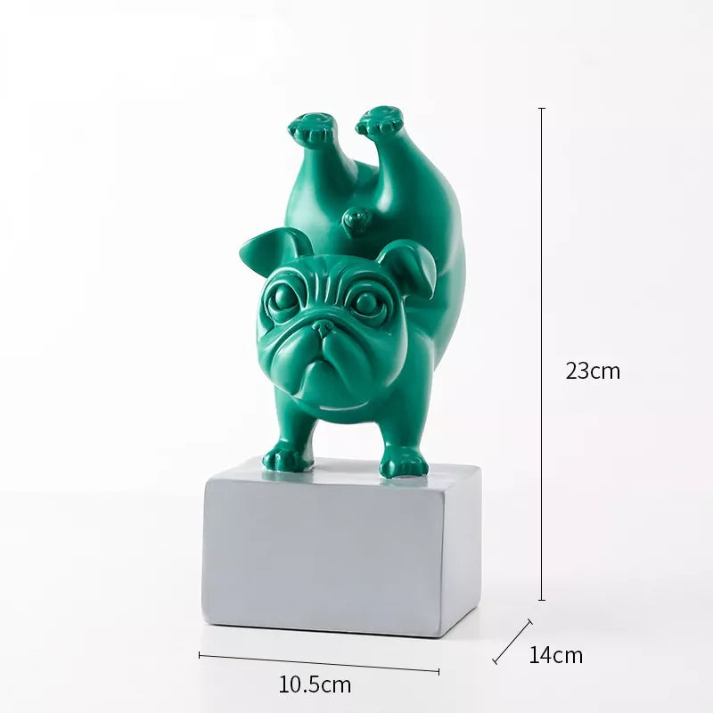 Fun Bulldog Figurines - Cute Home Decor Accents