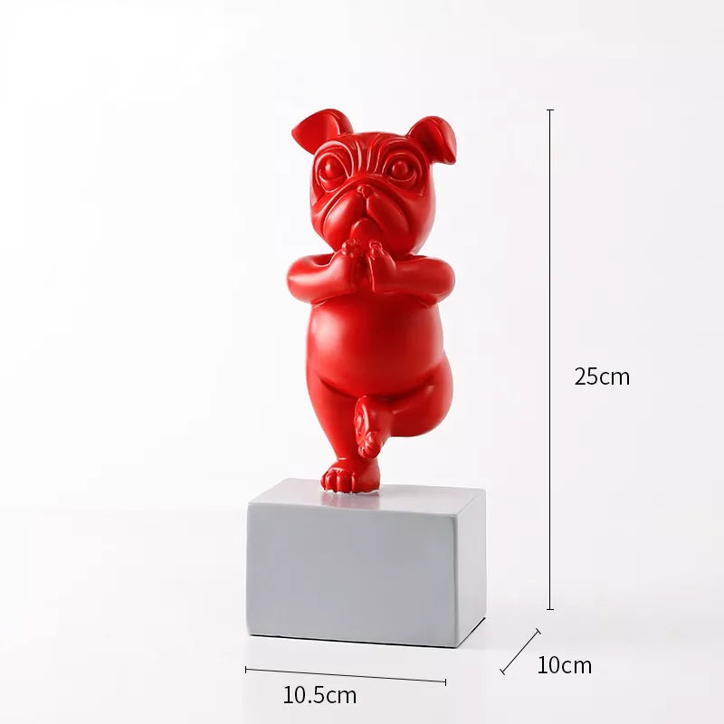 Fun Bulldog Figurines - Cute Home Decor Accents - Befez