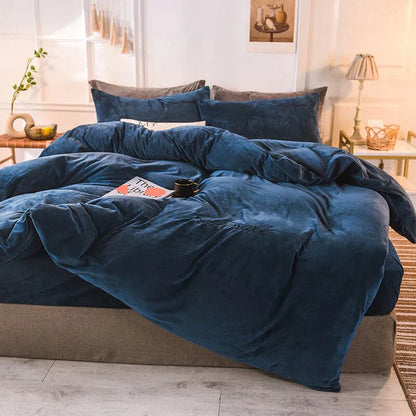 Soft Plush Duvet Cover for Warm Sleep