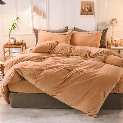 Soft Plush Duvet Cover for Cozy Bedroom Sleep