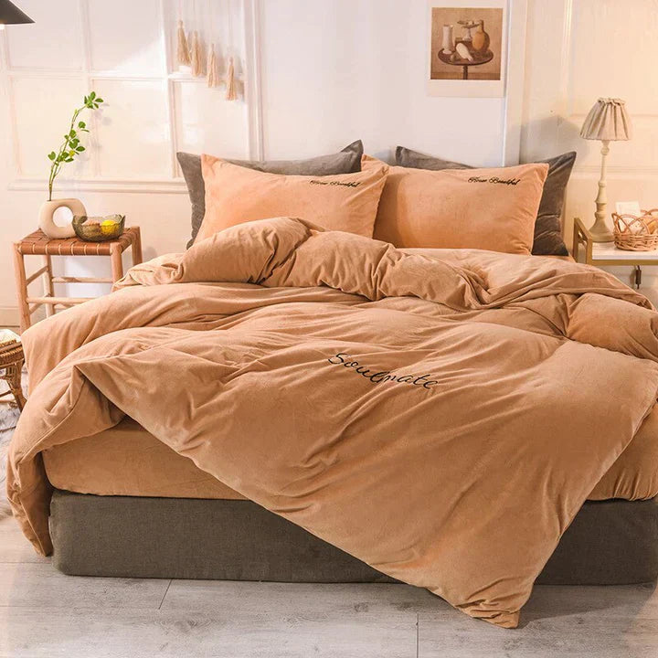 Soft Plush Duvet Cover for Warm Sleep