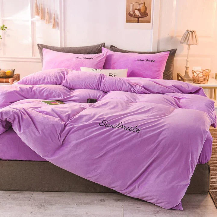 Soft Plush Duvet Cover for Warm Sleep