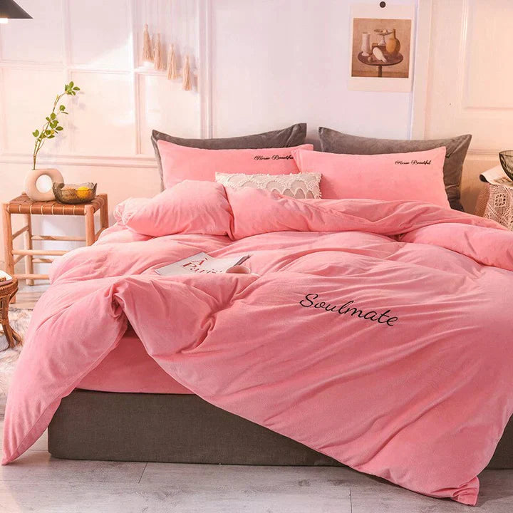 Soft Plush Duvet Cover for Warm Sleep