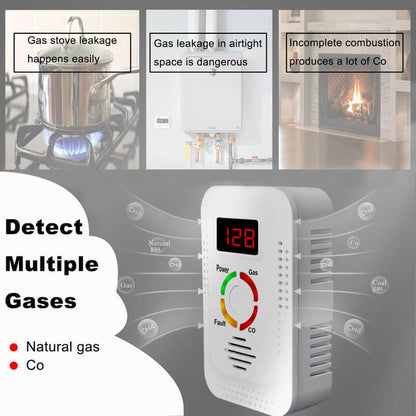 Accurate Home Gas Leak Carbon Monoxide Detector Alert