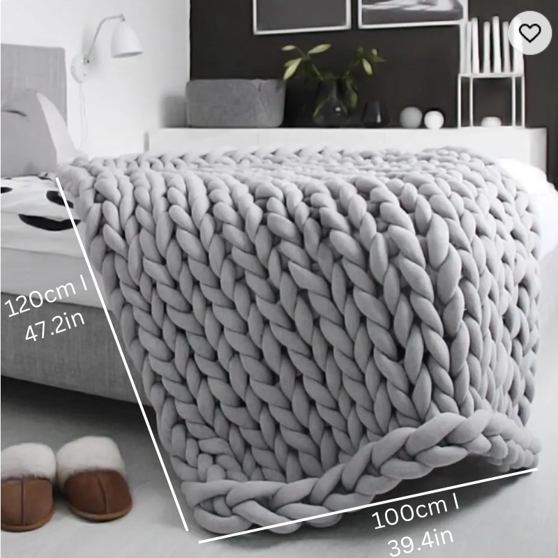 Soft Weighted Cotton Throw Blanket - Befez