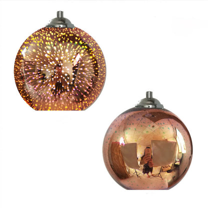 Vibrant Colorful Glass Globe Pendant Light - Befez