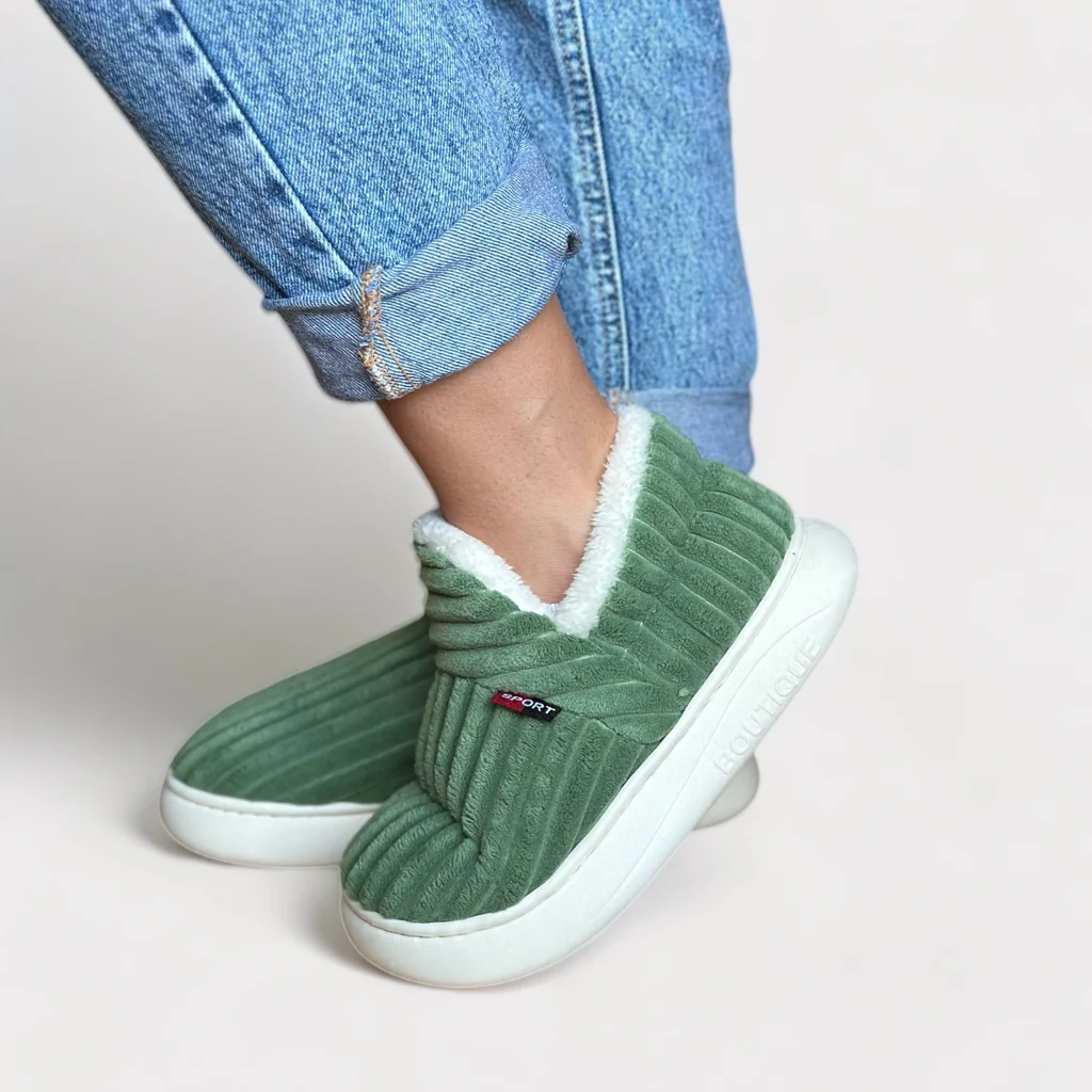 Cozy Fuzzy Slipper Shoes - Befez